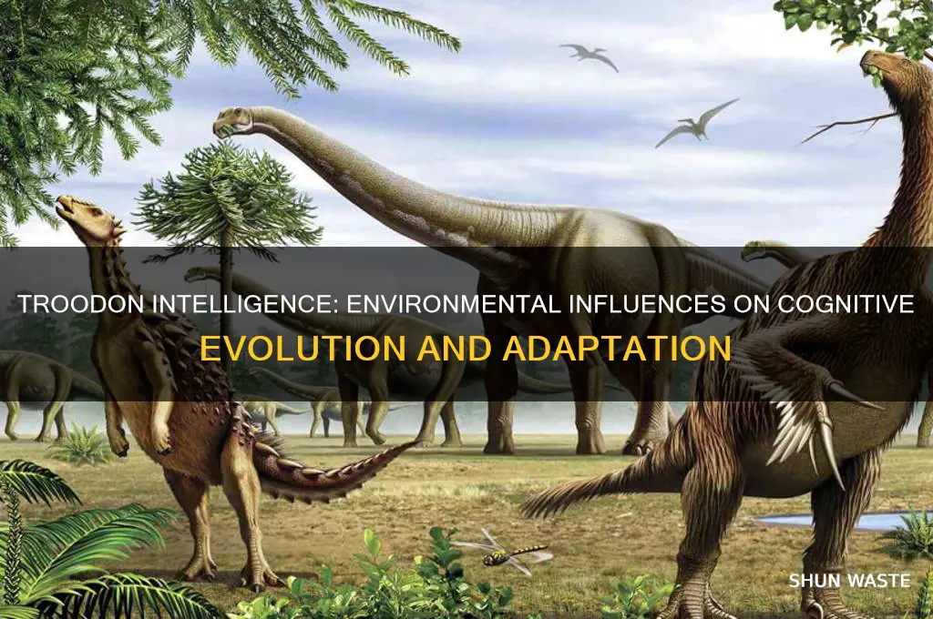how does the troodons environment affect its intellingece