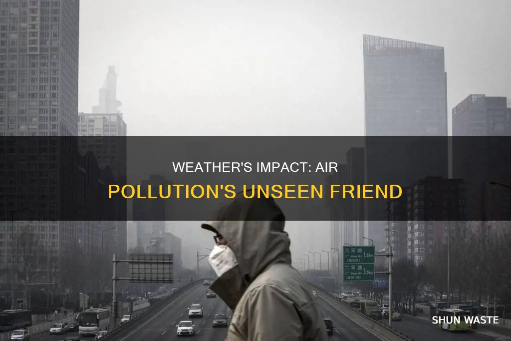 how does the weather affect air pollution