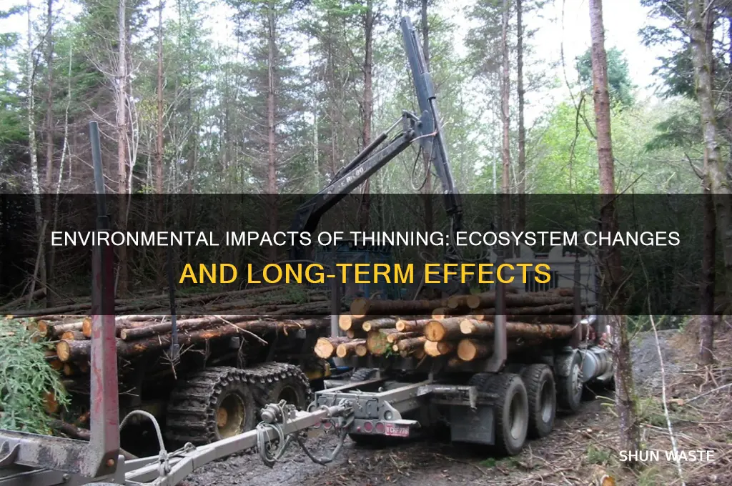 how does thinning affect the environment