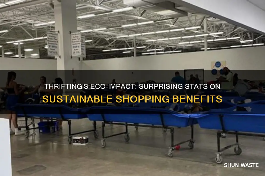 how does thrifting help the environment statistics