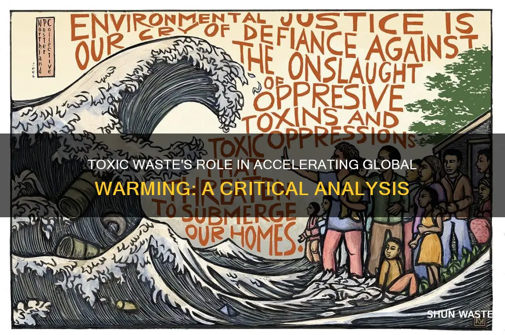how does toxic waste contribute to global warming
