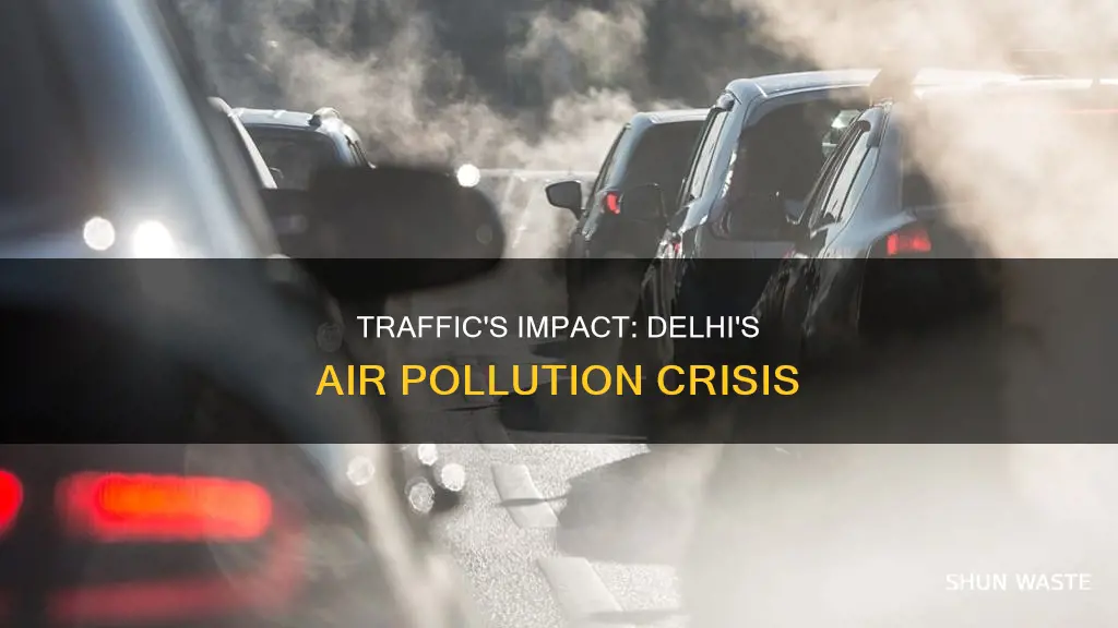 how does traffic contribute to air pollution in new delhi