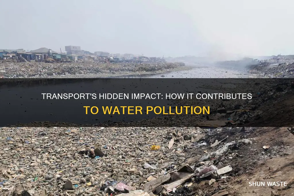 how does transport cause water pollution