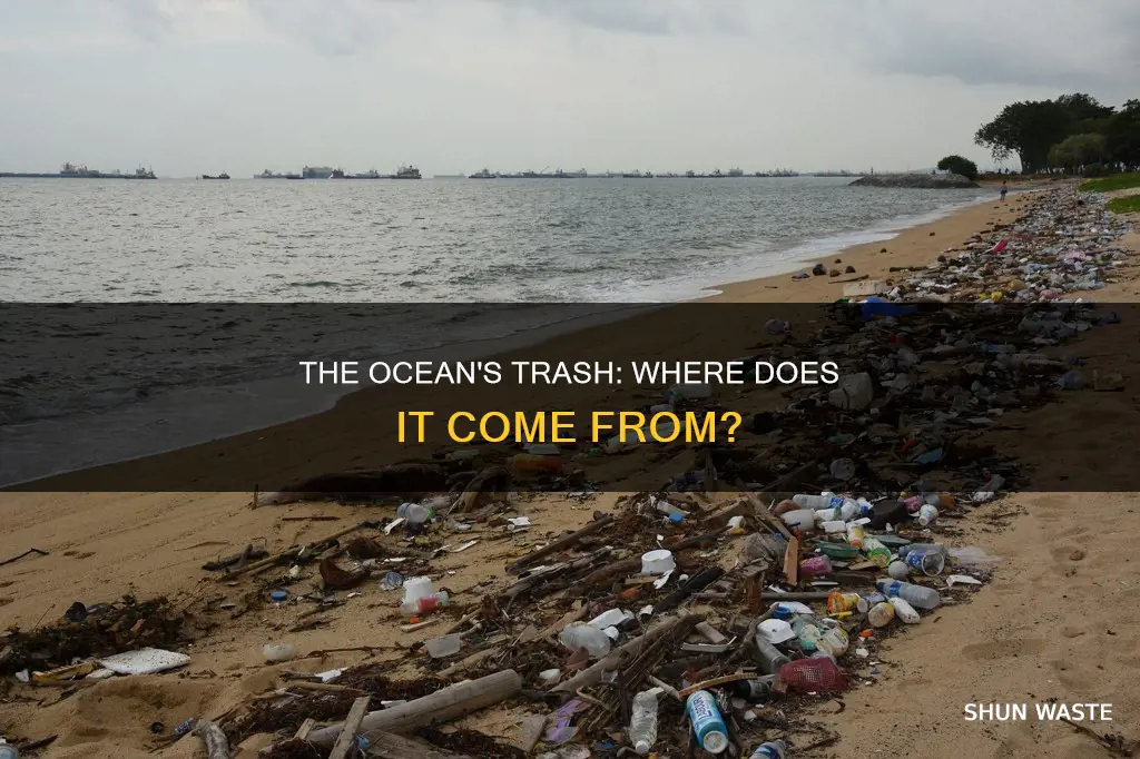 how does trash get in the ocean