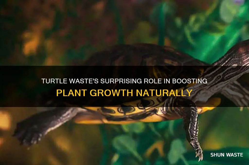 how does turtle waste help plants grow