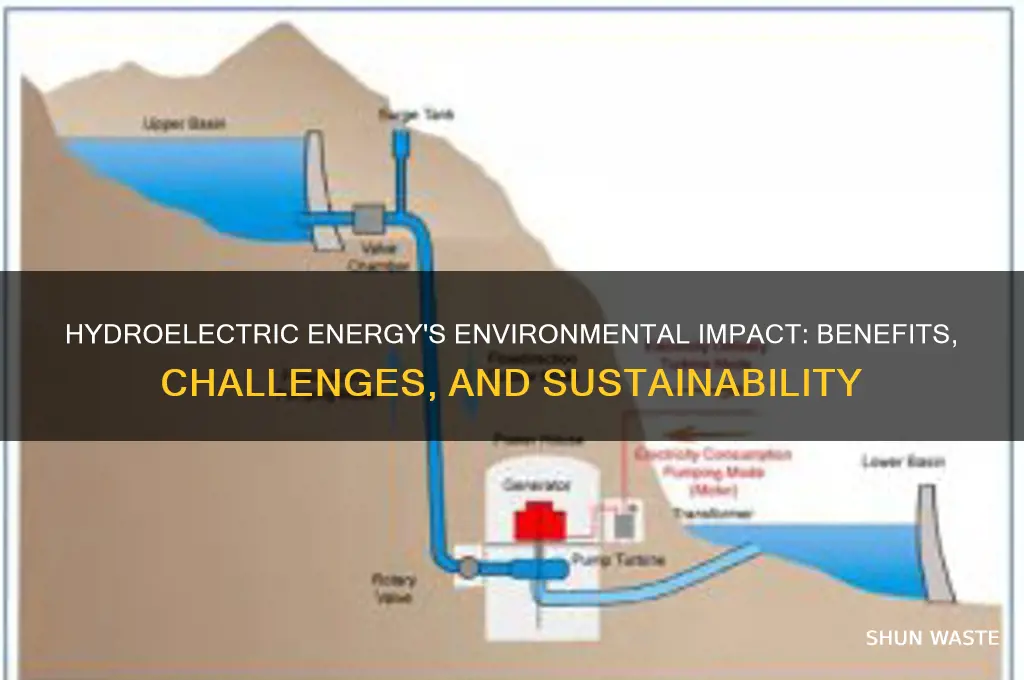 how does using hydroelectric energy affect the environment