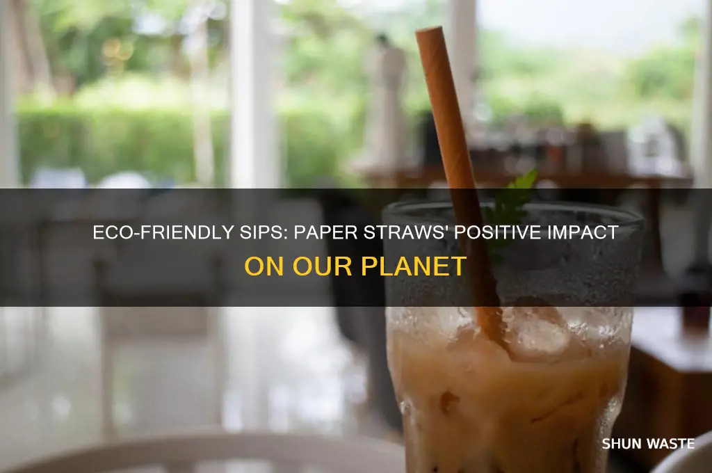how does using paper straws help the environment