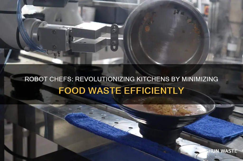 how does using robot chef reduce waste