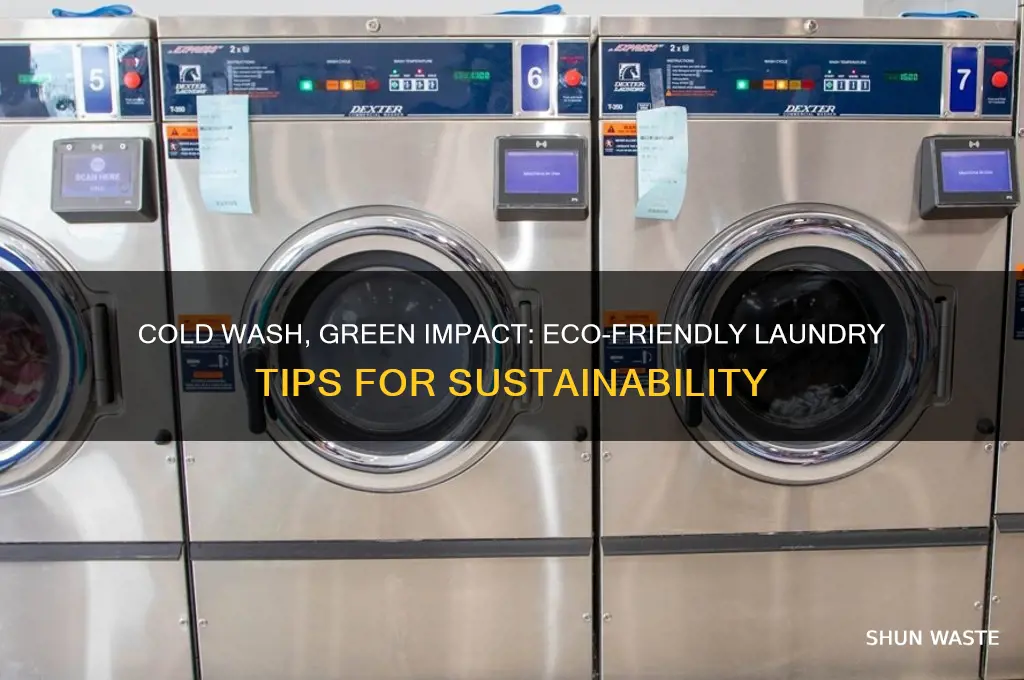 how does washing clothes in cold water help the environment