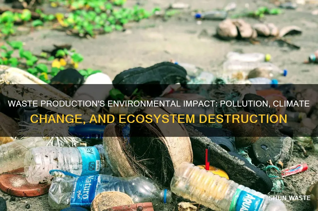 how does waste production affect the environment