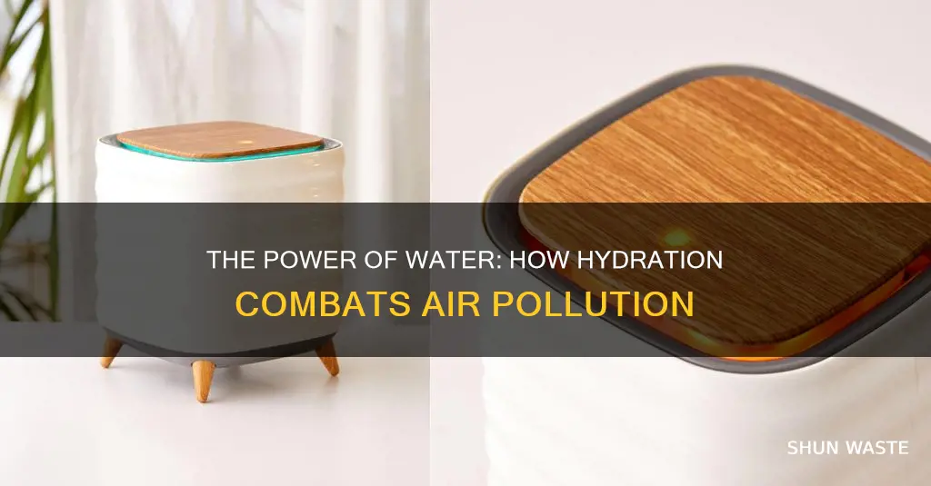 how does water fix air pollution