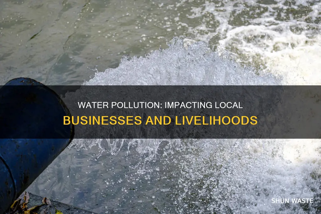 how does water pollution affect area businesses