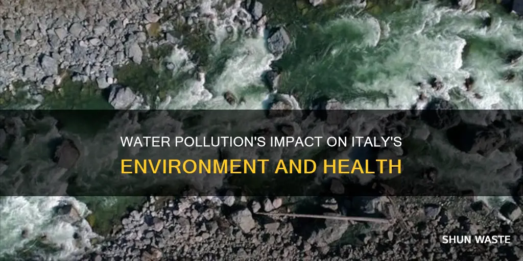 how does water pollution affect italy