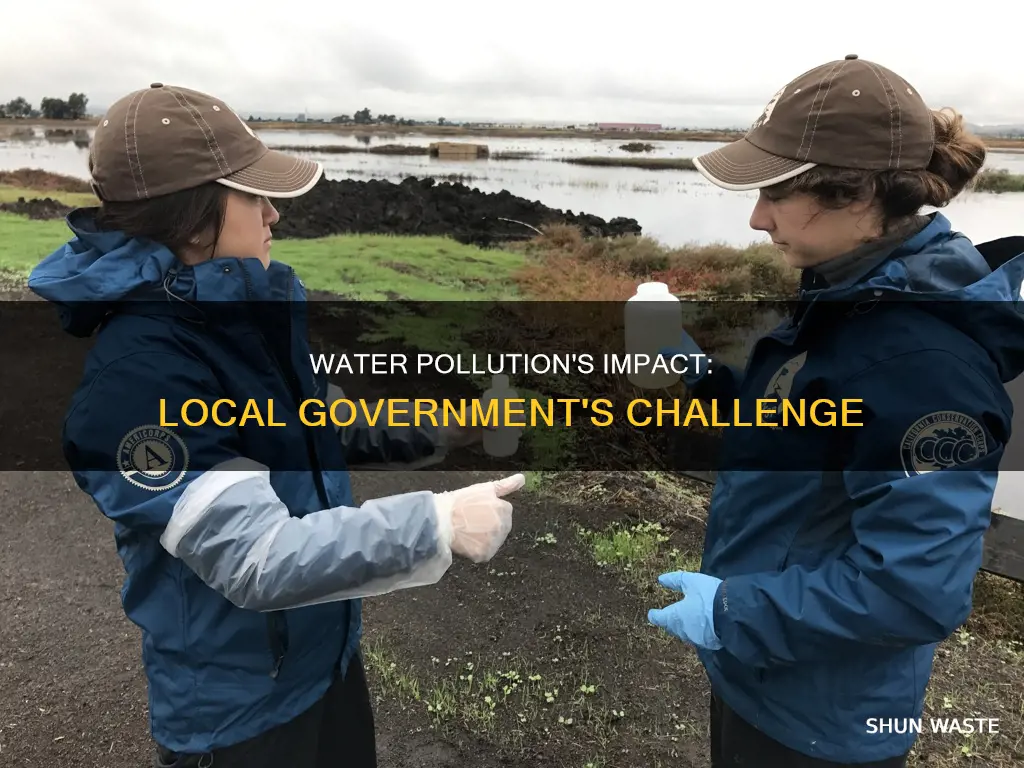 how does water pollution affect local government