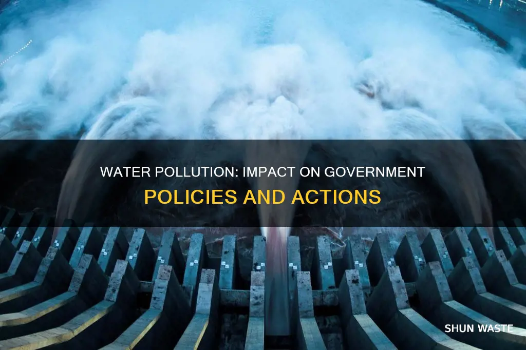 how does water pollution affect the goverment