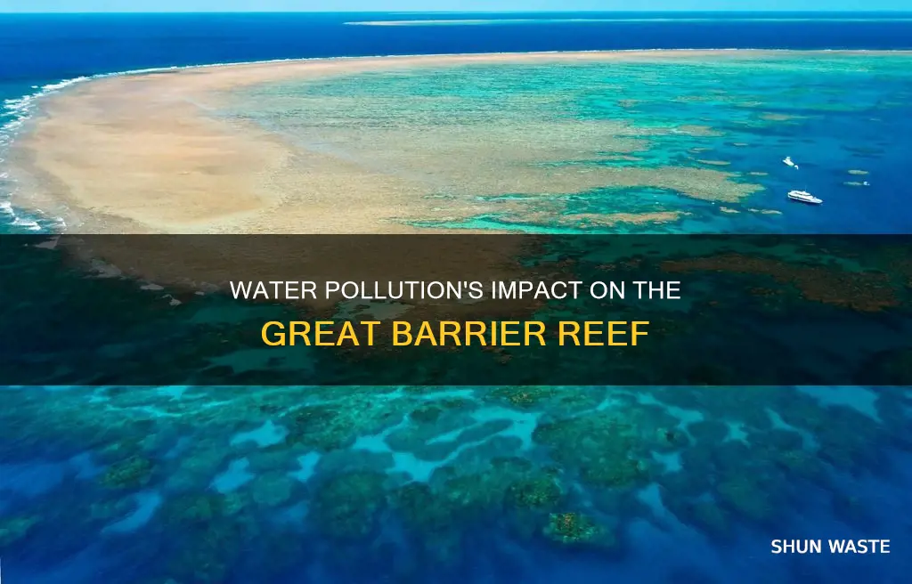 how does water pollution affect the great barrier reef