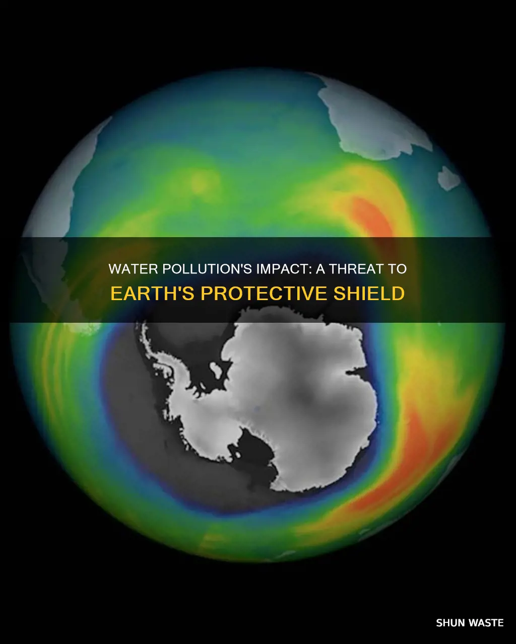 how does water pollution affect the ozone layer