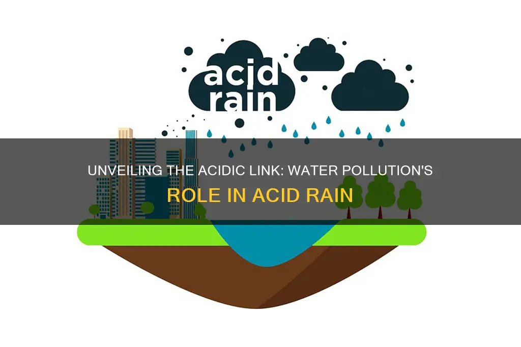 how does water pollution cause acid rain