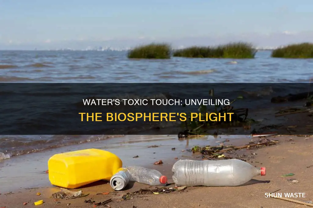 how does water pollution impact the biosphere