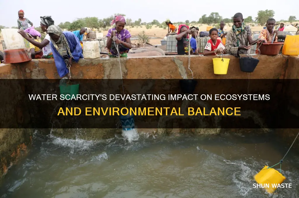 how does water shortage affect the environment