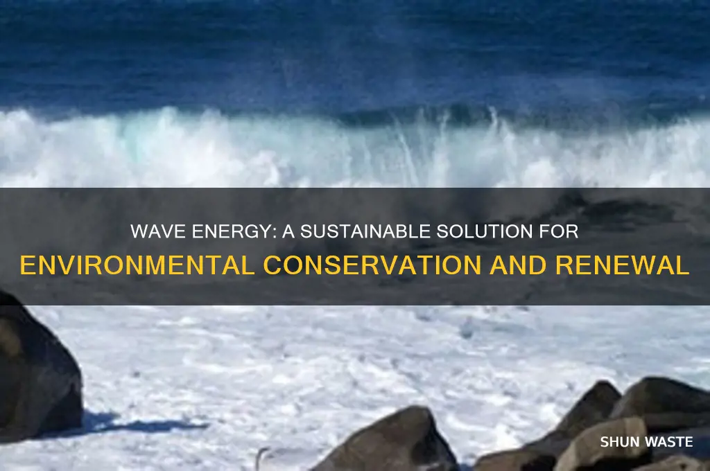 how does wave energy help the environment