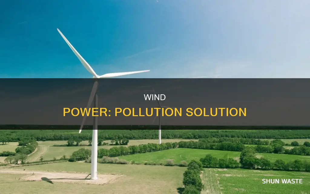 how does wind energy reduce pollution