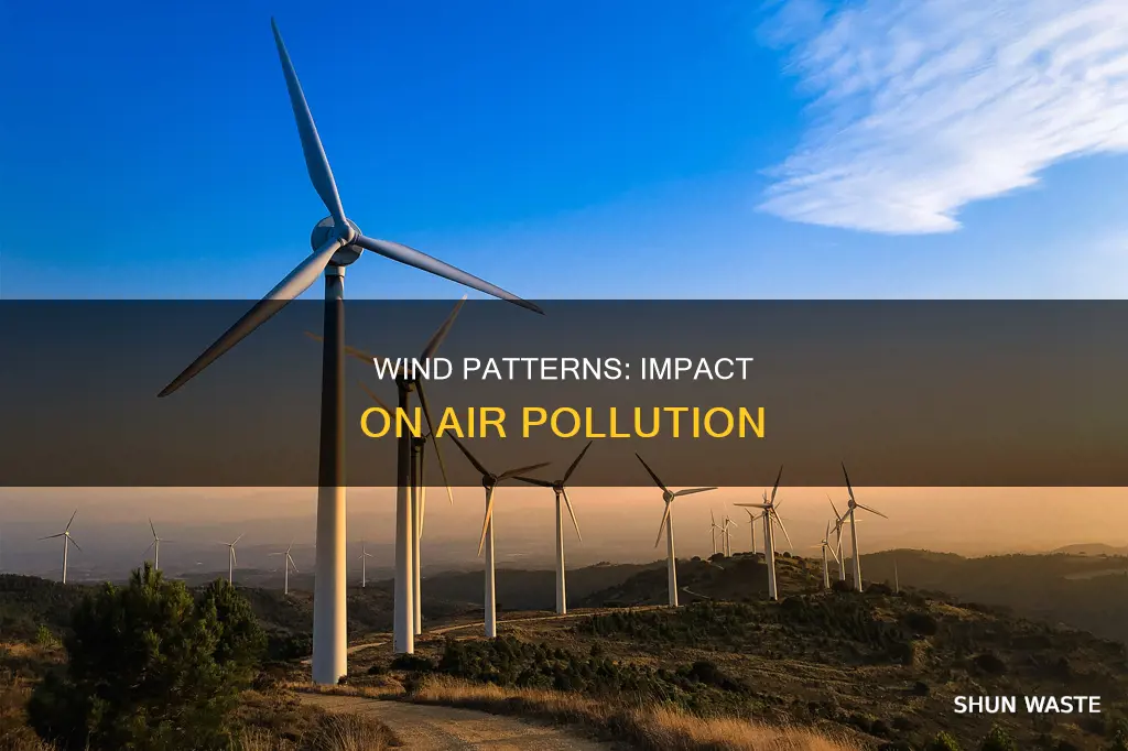 how does wind speed and direction affect air pollution