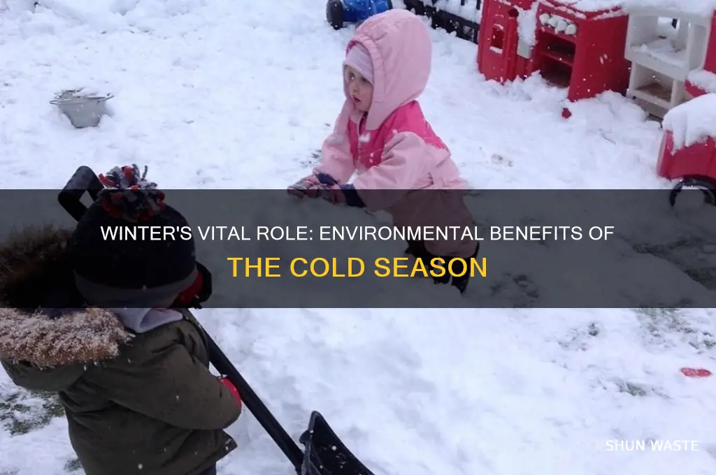 how does winter help the environment
