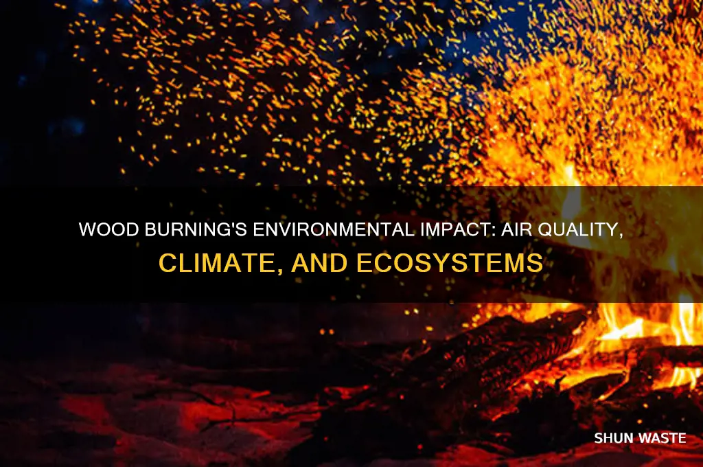 how does wood burning affect the environment