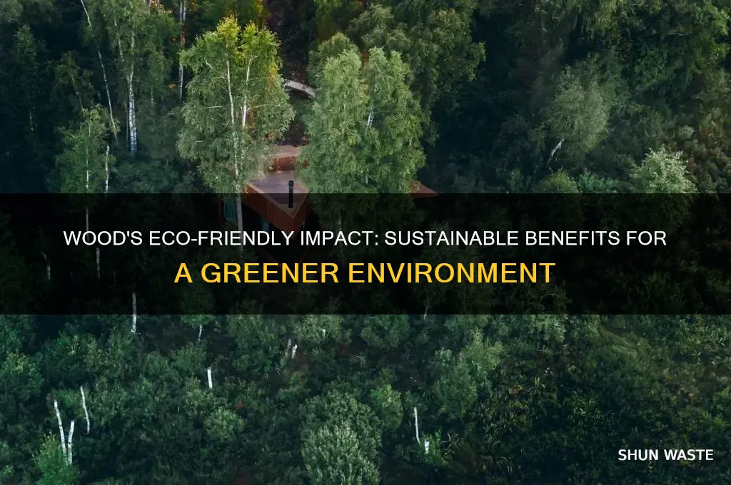 how does wood help the environment