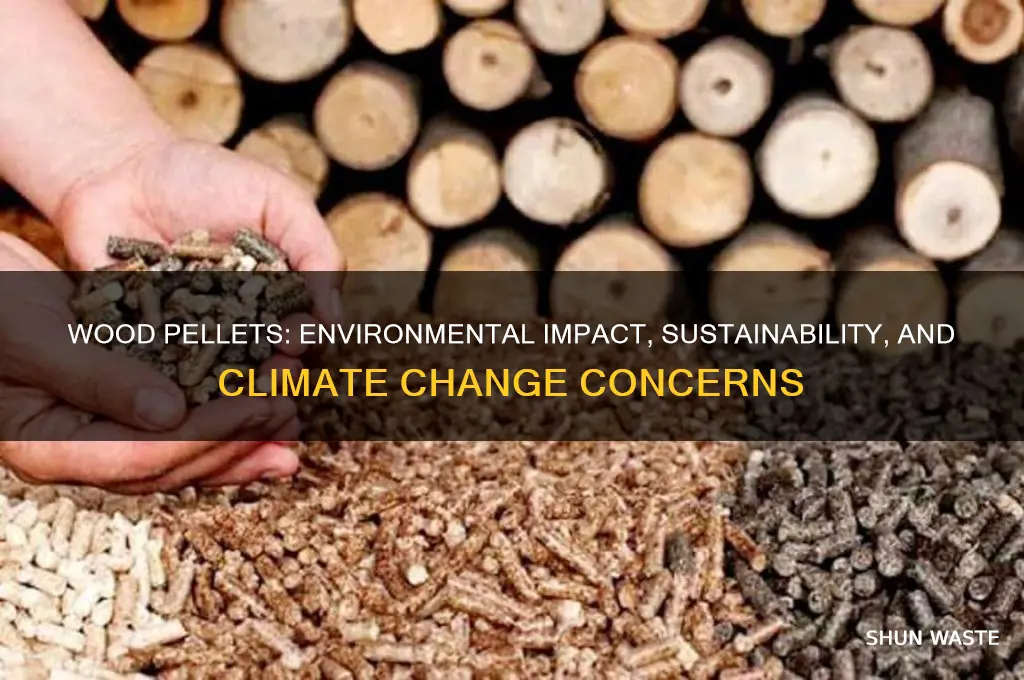 how does wood pellet affect the environment