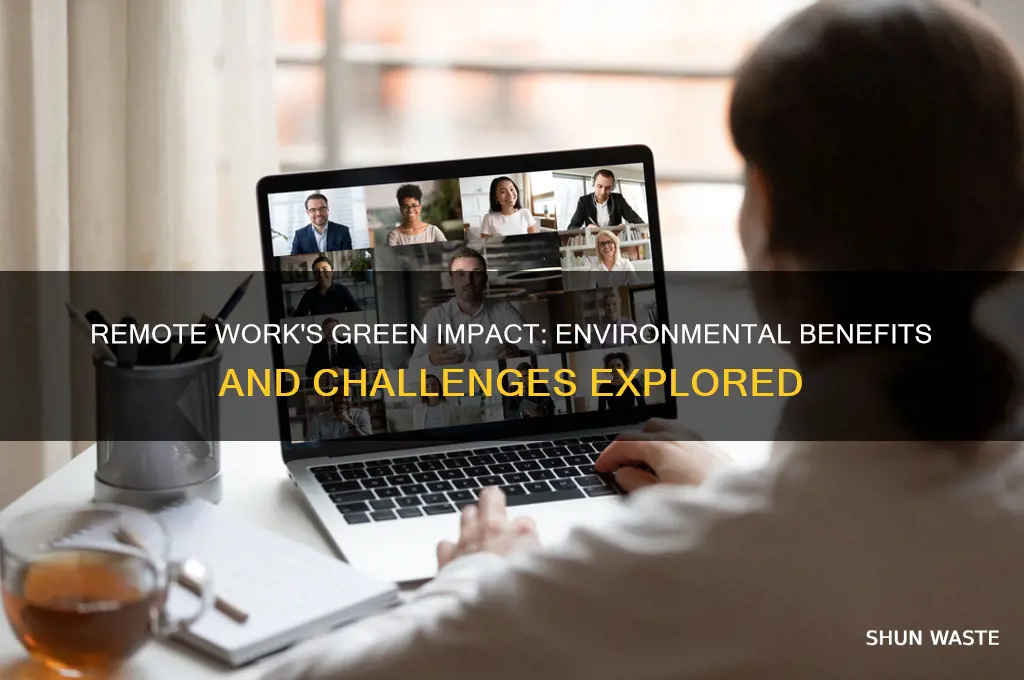 how does working from home impact the environment