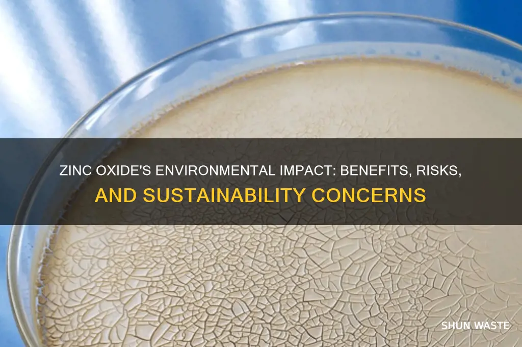 how does zinc oxide affect the environment
