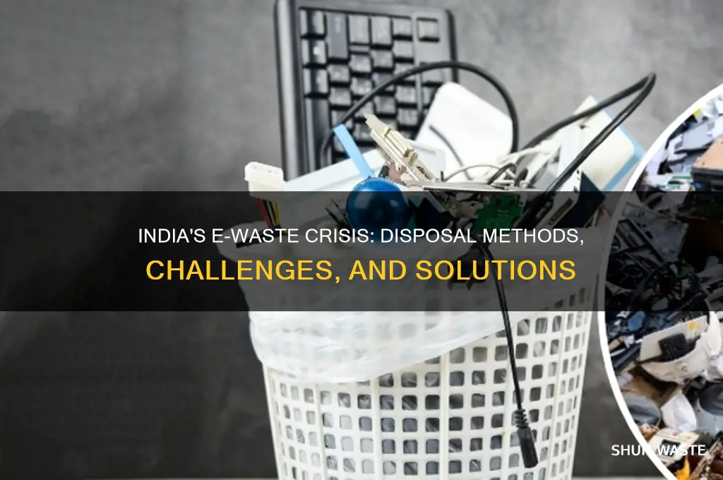 how e waste is disposed in india