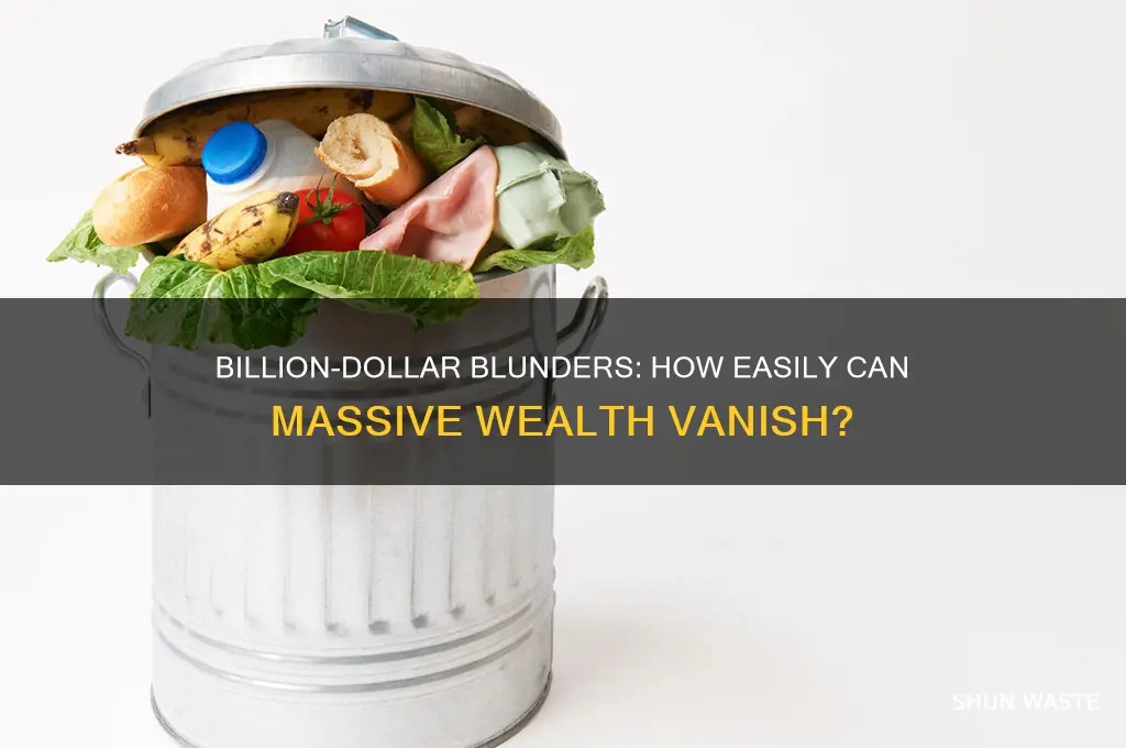 how easy is it to waste 1 billion dollars
