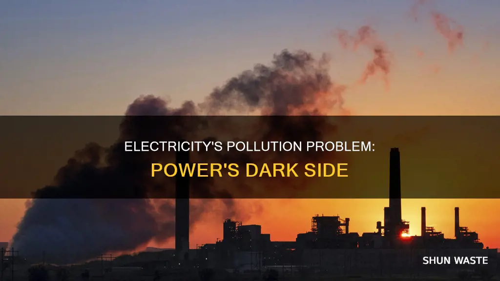 how electricity makes pollution