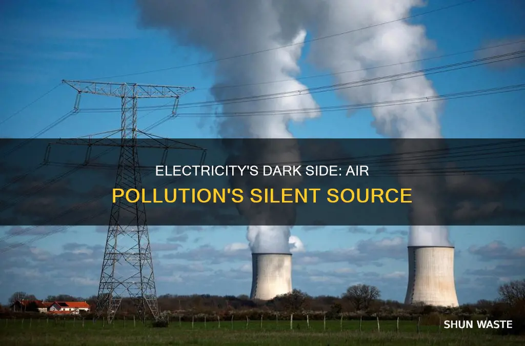 how electricity produces air pollution