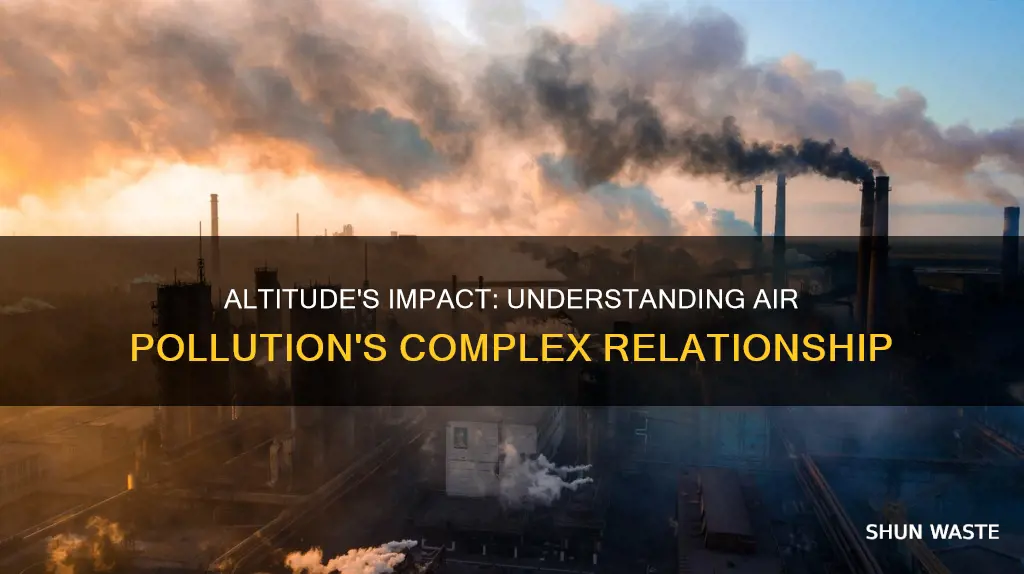 how elevation affect air pollution