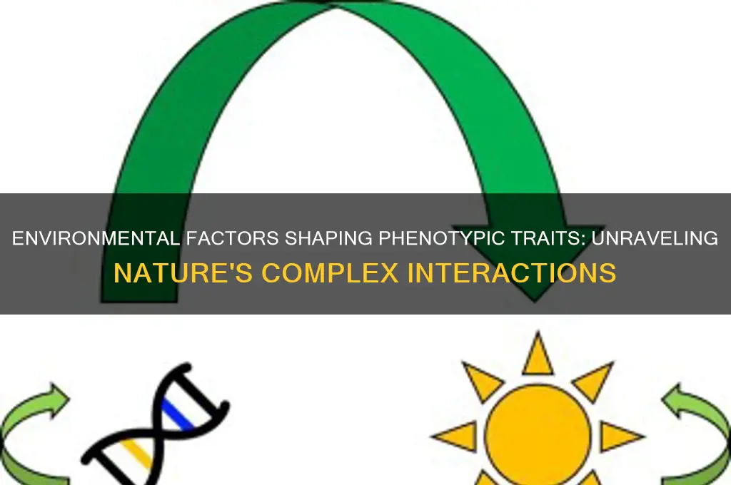 how environment can influence phenotype