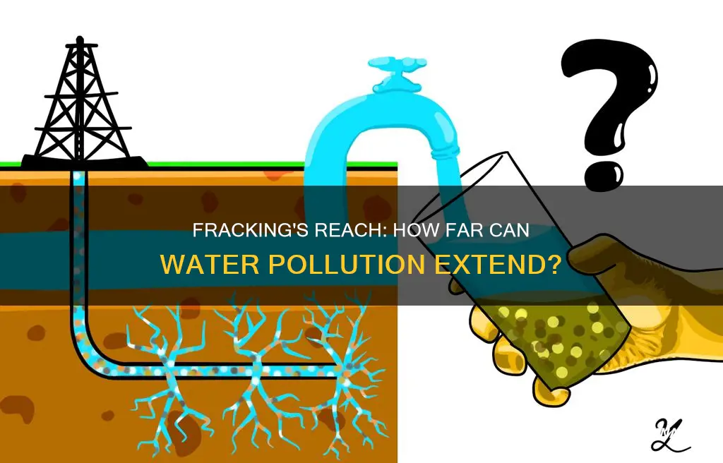 how far away can fracking pollute water