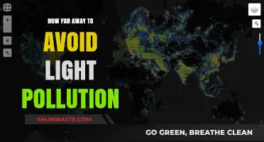 Light Pollution: Distance for Dark Sky Viewing