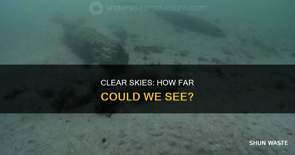 how far could one see before pollution