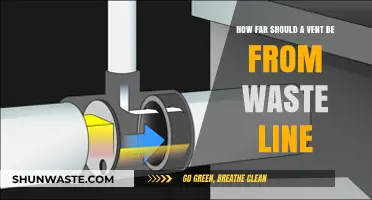 Optimal Vent Placement: Distance from Waste Line Explained