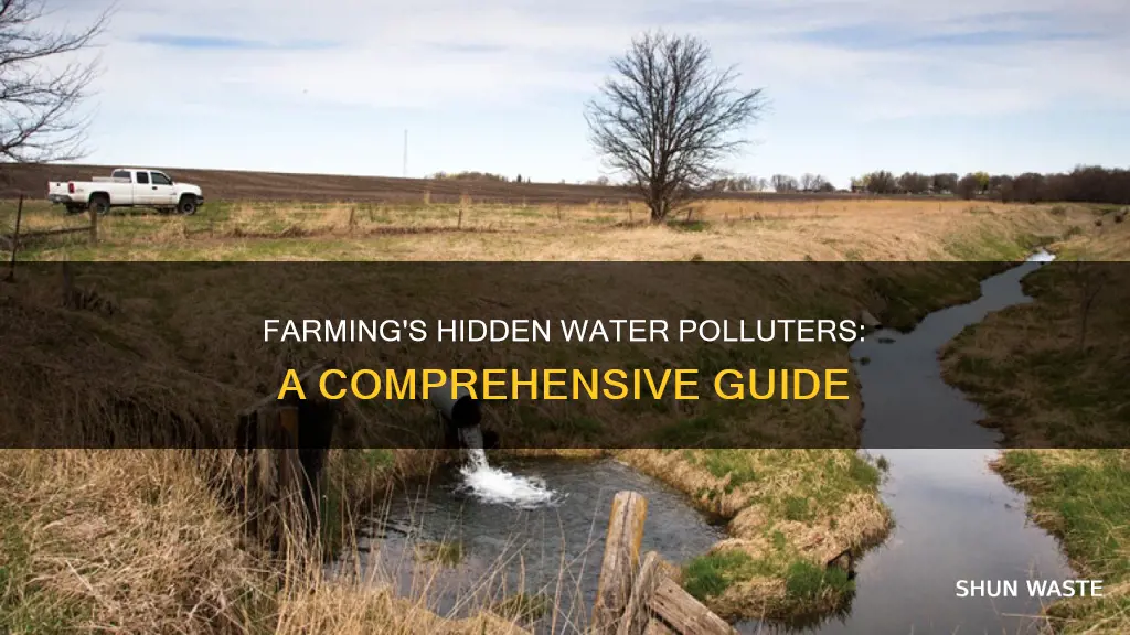 how farms pollute water