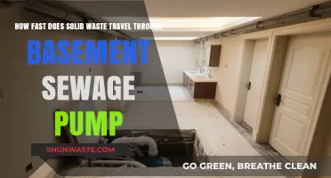 Basement Sewage Pump: Solid Waste Flow Speed Explained
