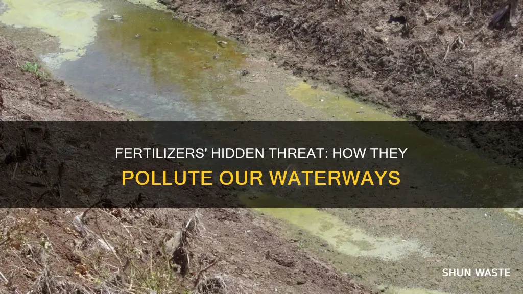 how fertilisers pollute water