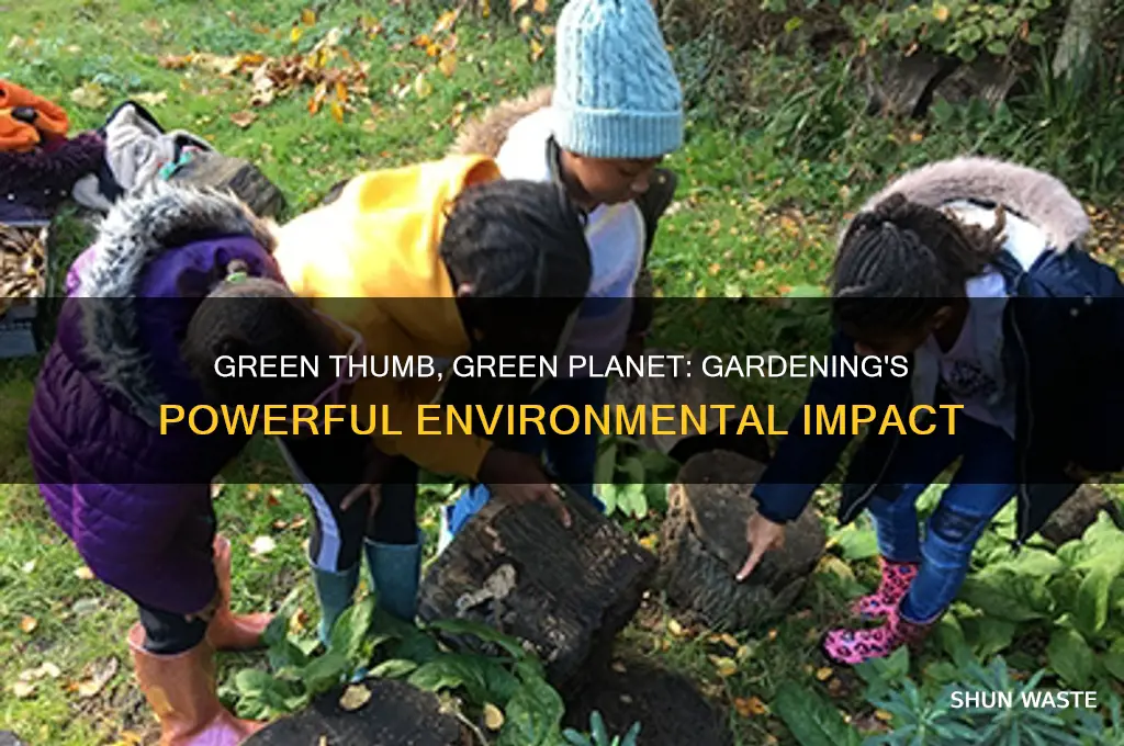 how gardening can help the environment