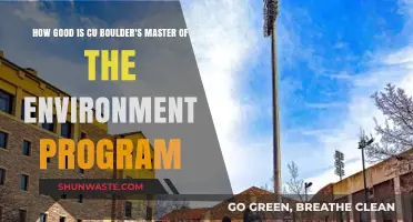 CU Boulder's Master of the Environment Program: A Comprehensive Review