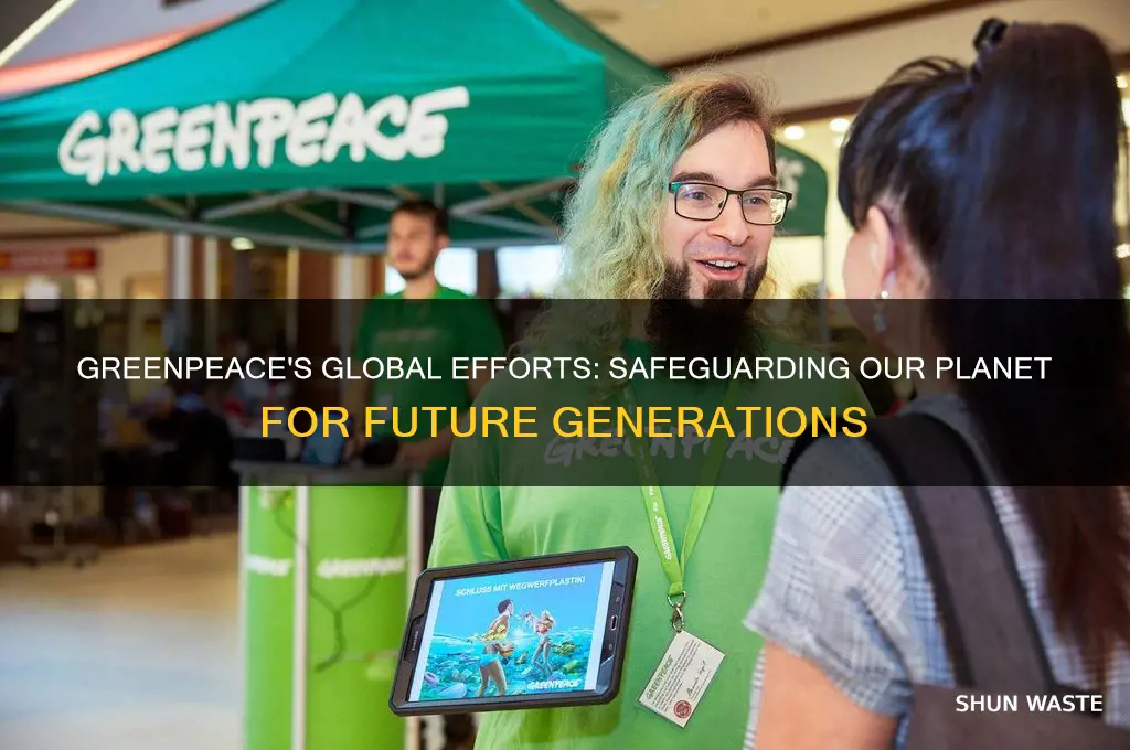 how greenpeace are working to protect the environment