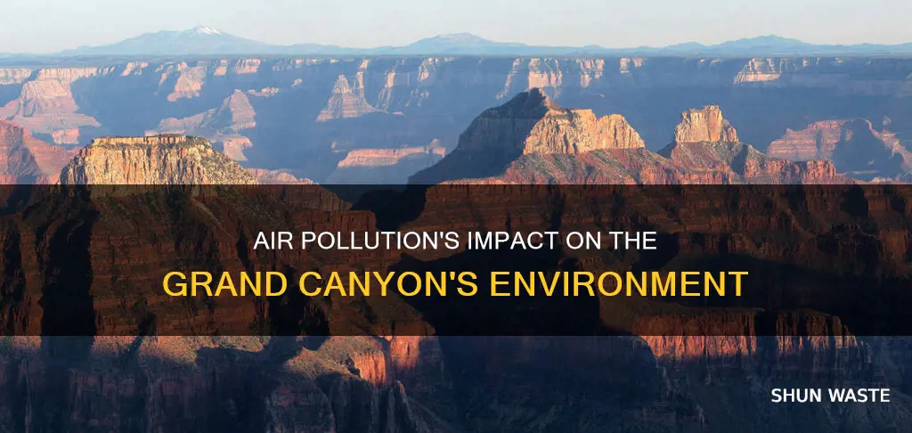 how has air pollution affected the grand canyon